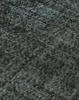 5 x 9 Black Overdyed Rug - 5968