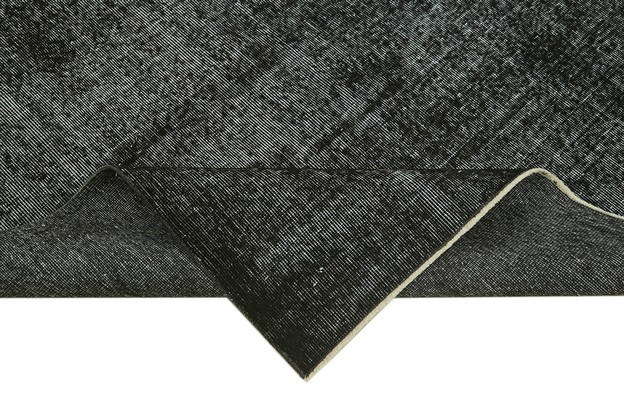 5 x 9 Black Overdyed Rug - 5968