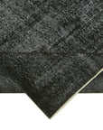 5 x 9 Black Overdyed Rug - 5968