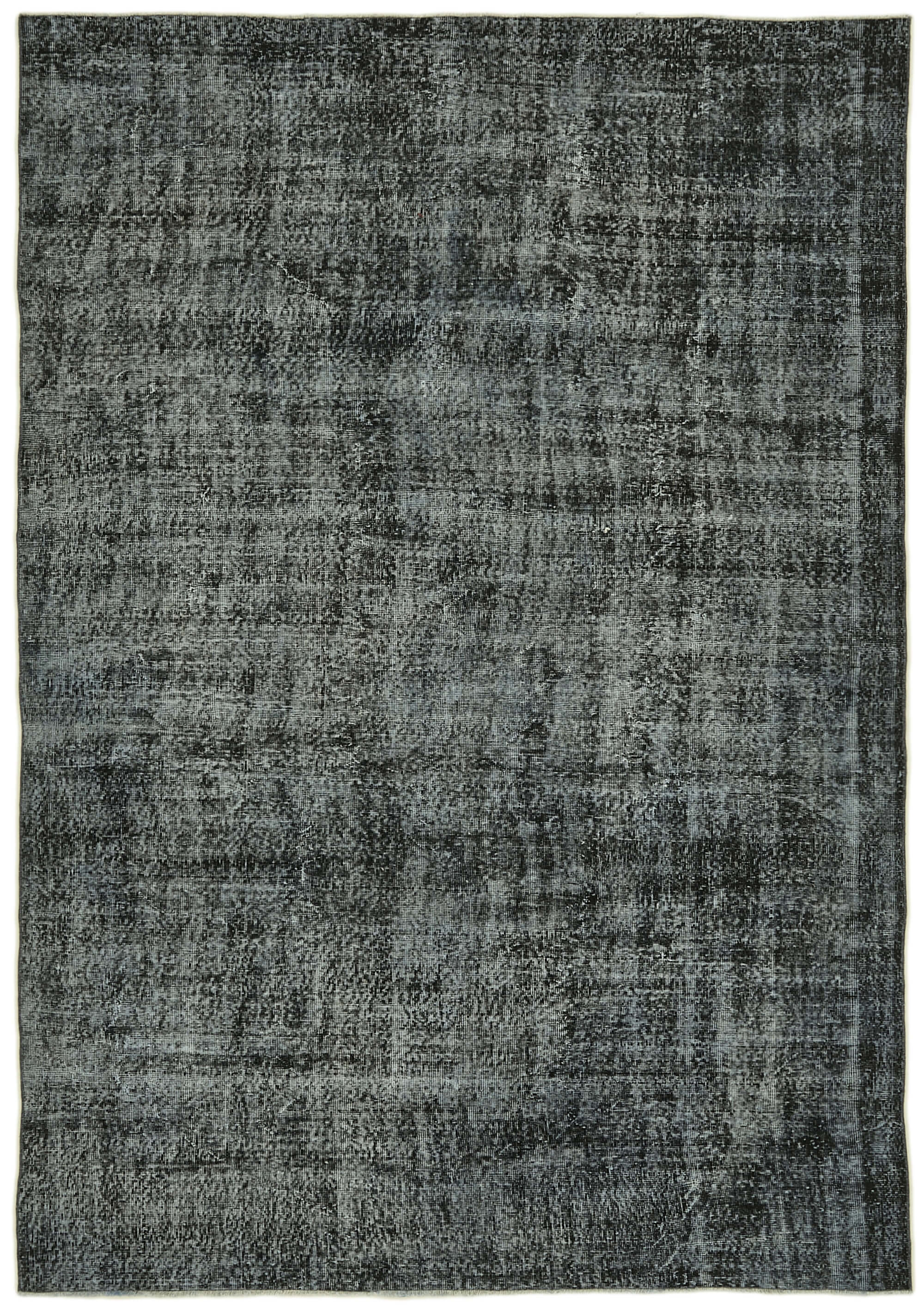 6 x 10 Black Overdyed Rug - 5969