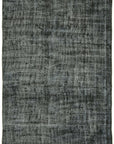 6 x 10 Black Overdyed Rug - 5969