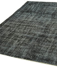 6 x 10 Black Overdyed Rug - 5969