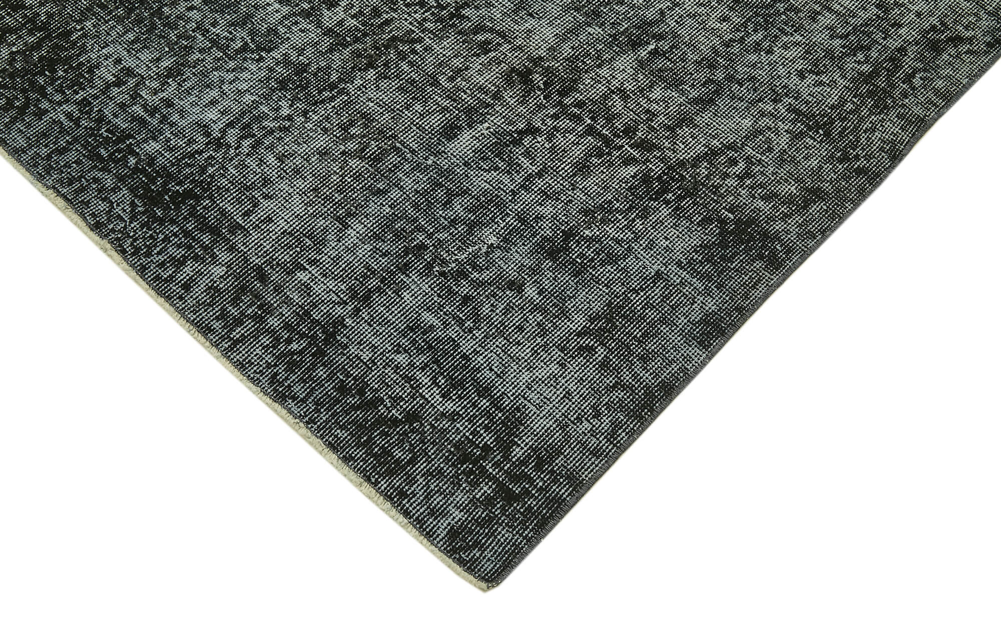 6 x 10 Black Overdyed Rug - 5969