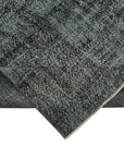 6 x 10 Black Overdyed Rug - 5969