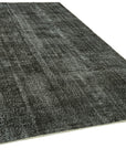 7 x 10 Black Overdyed Rug - 5971