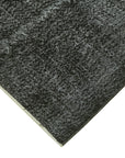 7 x 10 Black Overdyed Rug - 5971