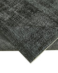 7 x 10 Black Overdyed Rug - 5971