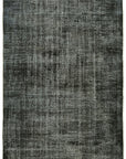 6 x 10 Black Overdyed Rug - 5972