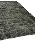 6 x 10 Black Overdyed Rug - 5972