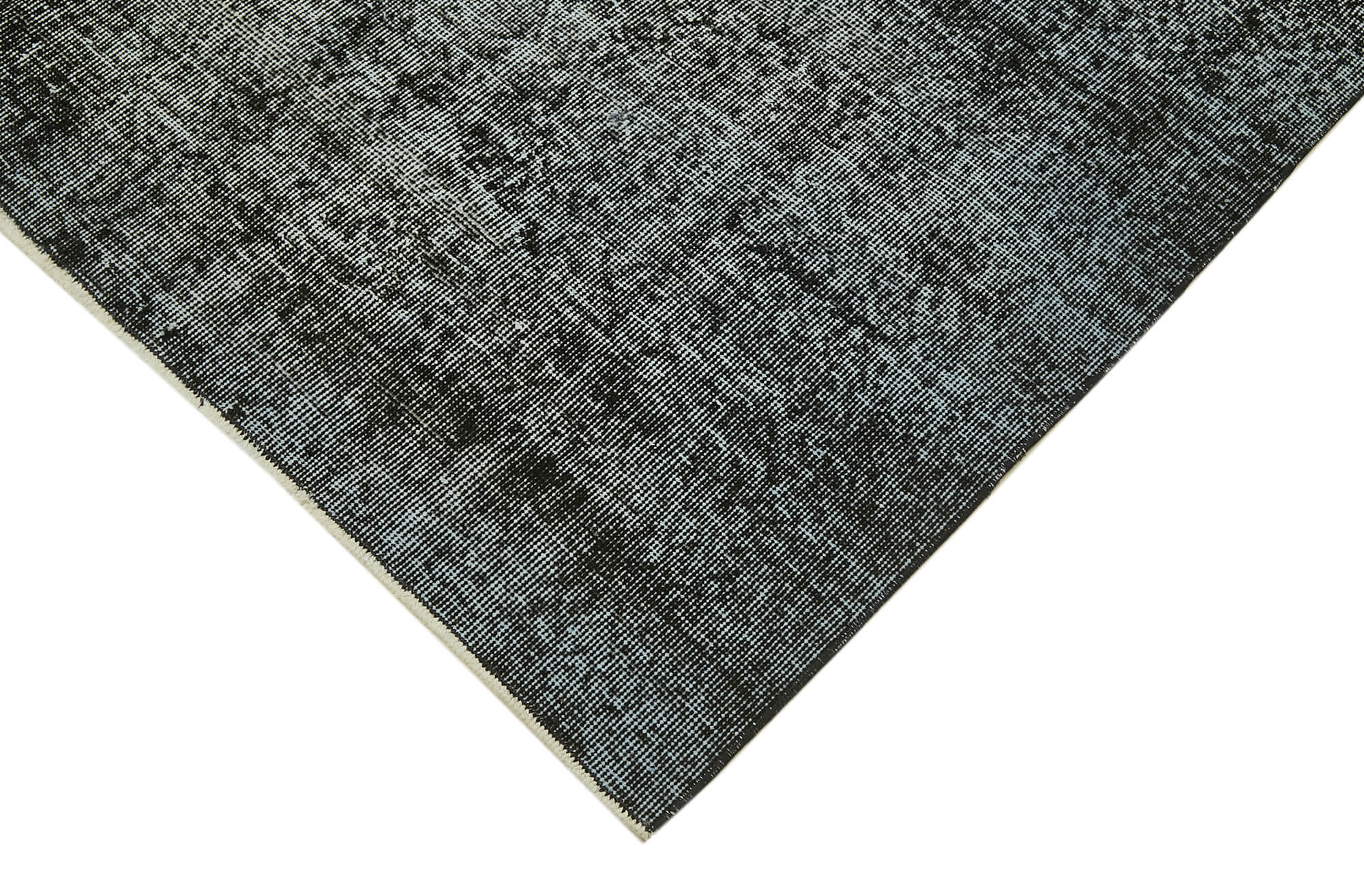 6 x 10 Black Overdyed Rug - 5972