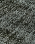 6 x 10 Black Overdyed Rug - 5972