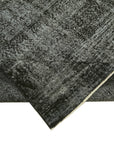 6 x 10 Black Overdyed Rug - 5972