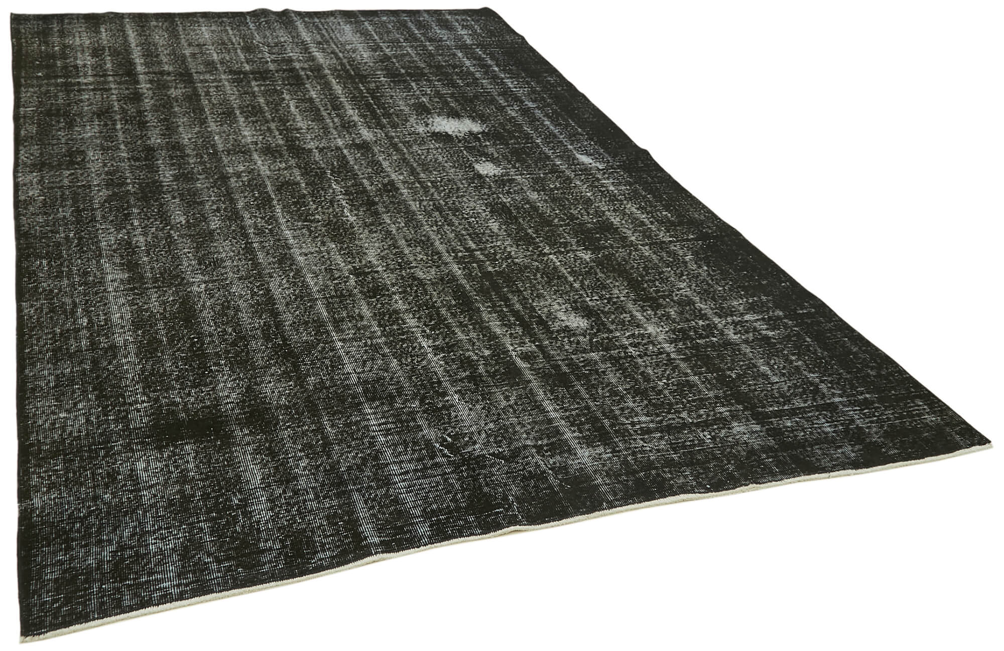 6 x 10 Black Overdyed Rug - 5973