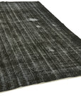 6 x 10 Black Overdyed Rug - 5973