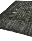 6 x 10 Black Overdyed Rug - 5973