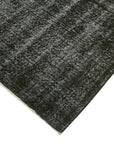 6 x 10 Black Overdyed Rug - 5973