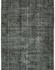 5 x 9 Black Overdyed Rug - 5974