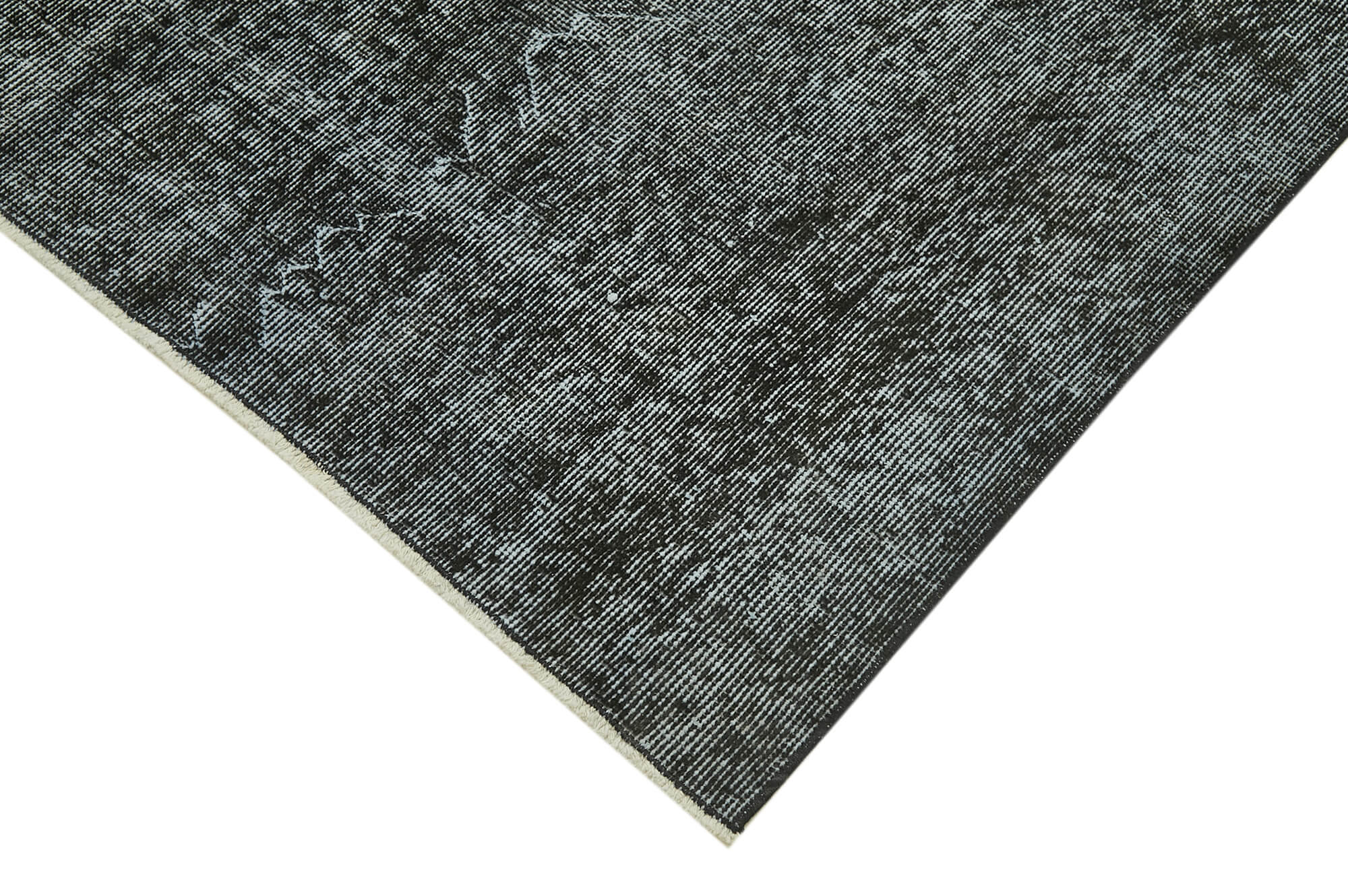 5 x 9 Black Overdyed Rug - 5974