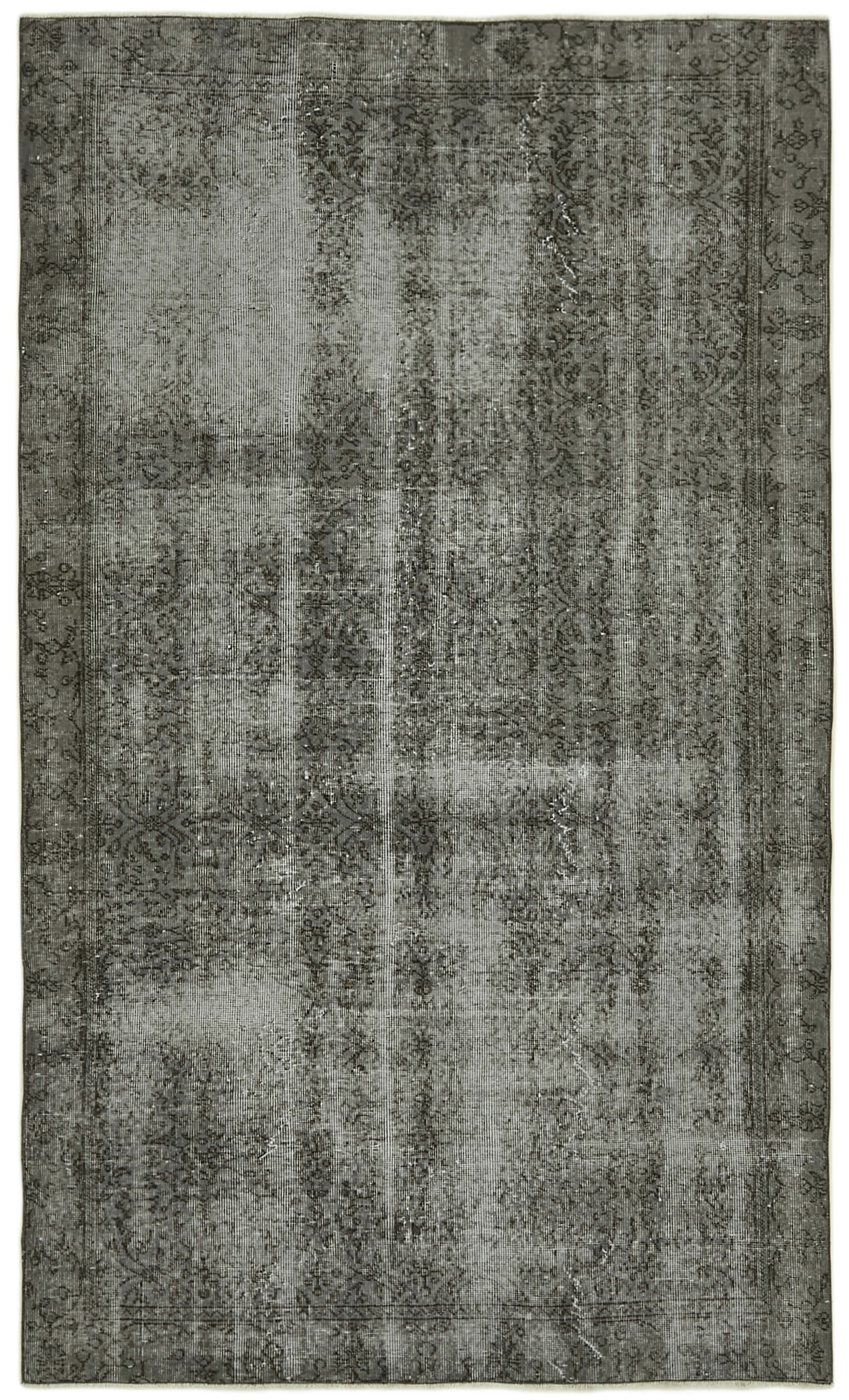 5 x 8 Grey Overdyed Rug - 5978