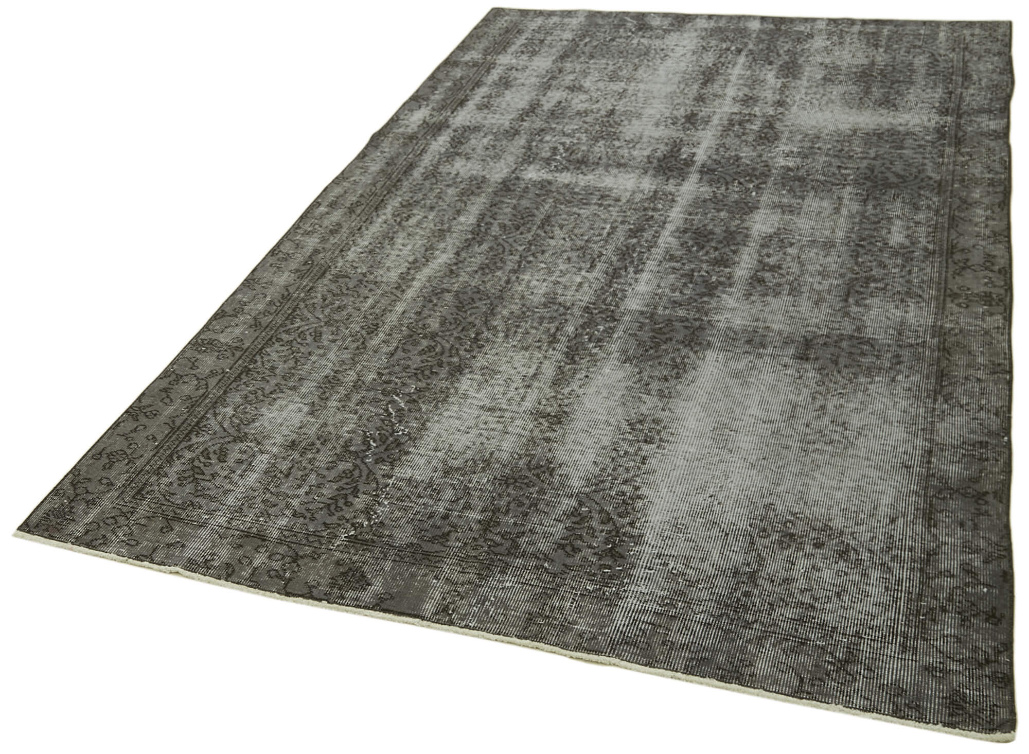 5 x 8 Grey Overdyed Rug - 5978