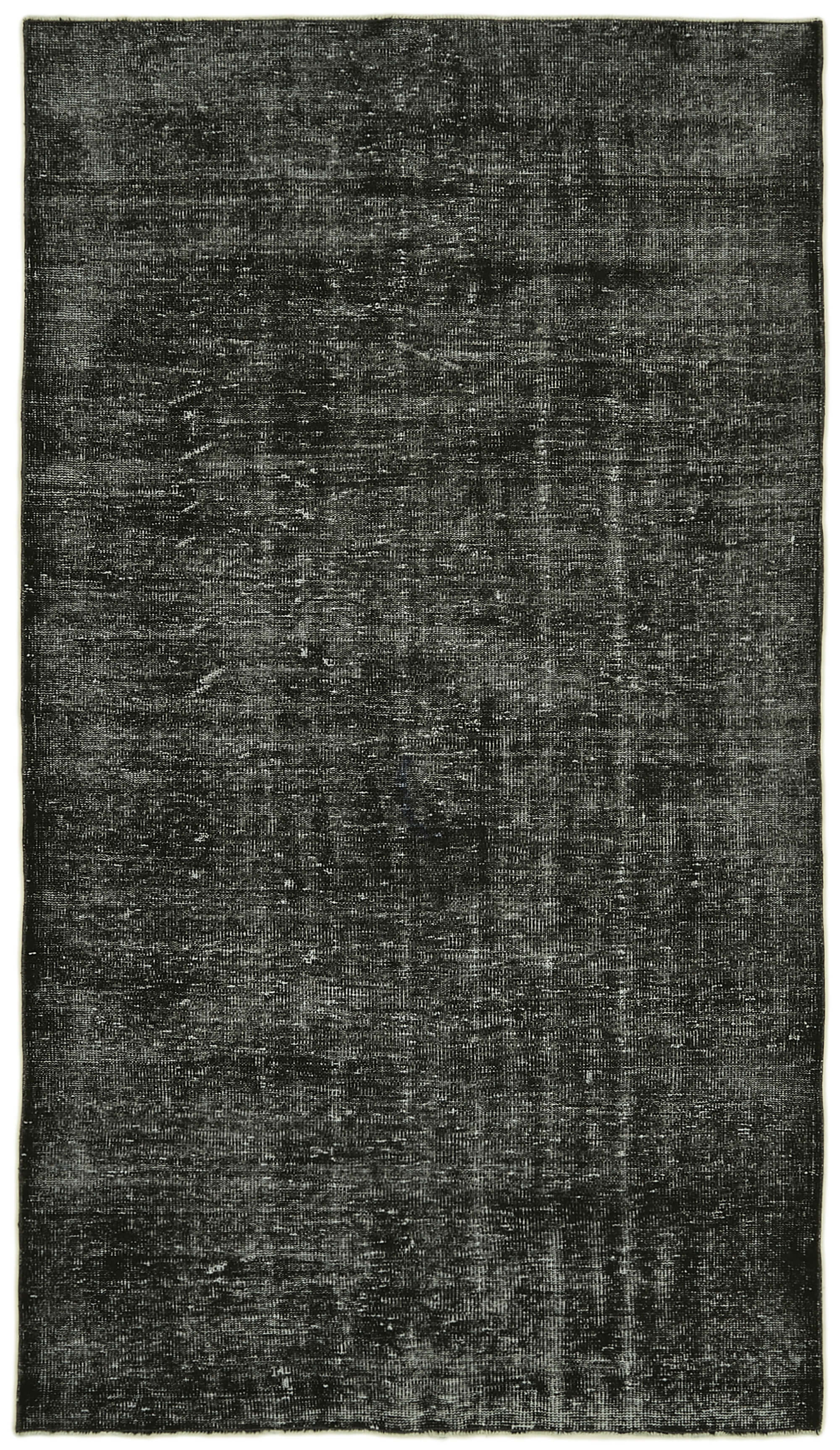 5 x 9 Black Overdyed Rug - 5981