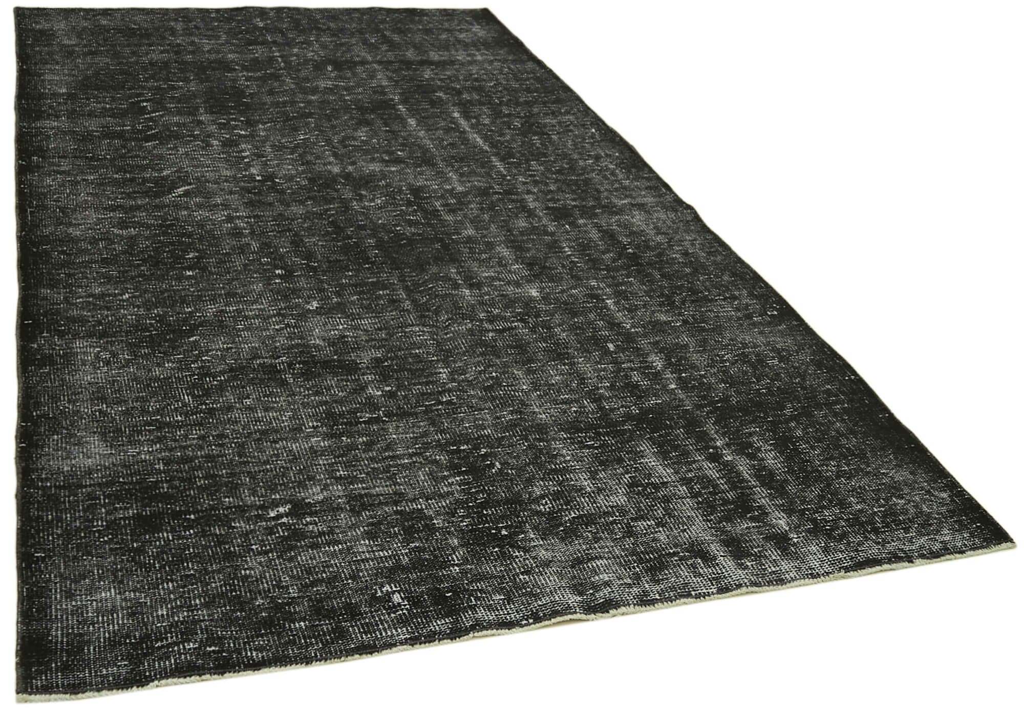 5 x 9 Black Overdyed Rug - 5981