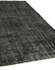 5 x 9 Black Overdyed Rug - 5981