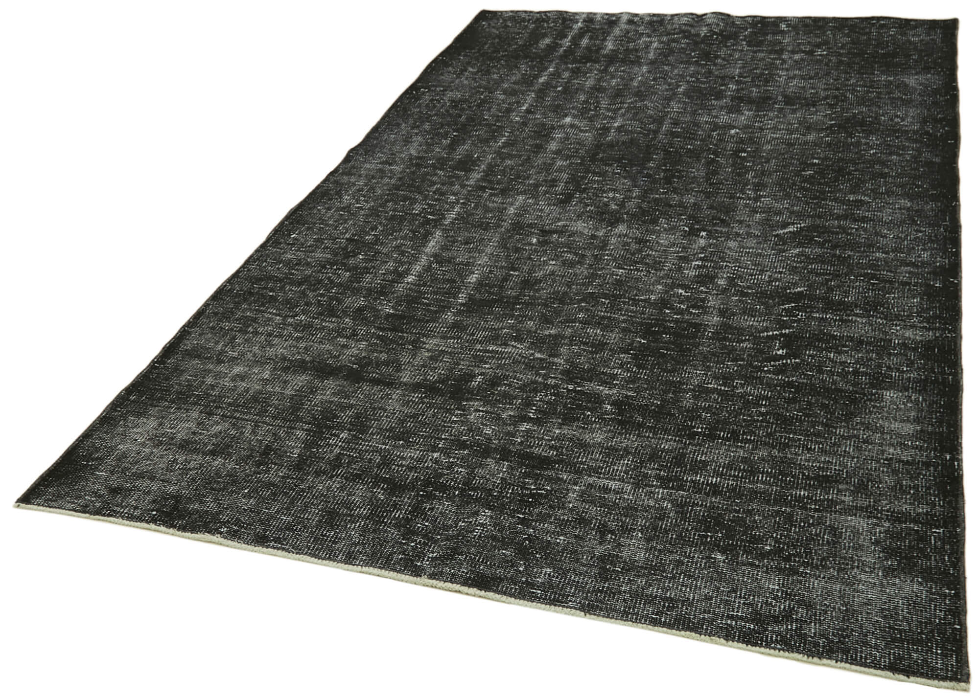 5 x 9 Black Overdyed Rug - 5981