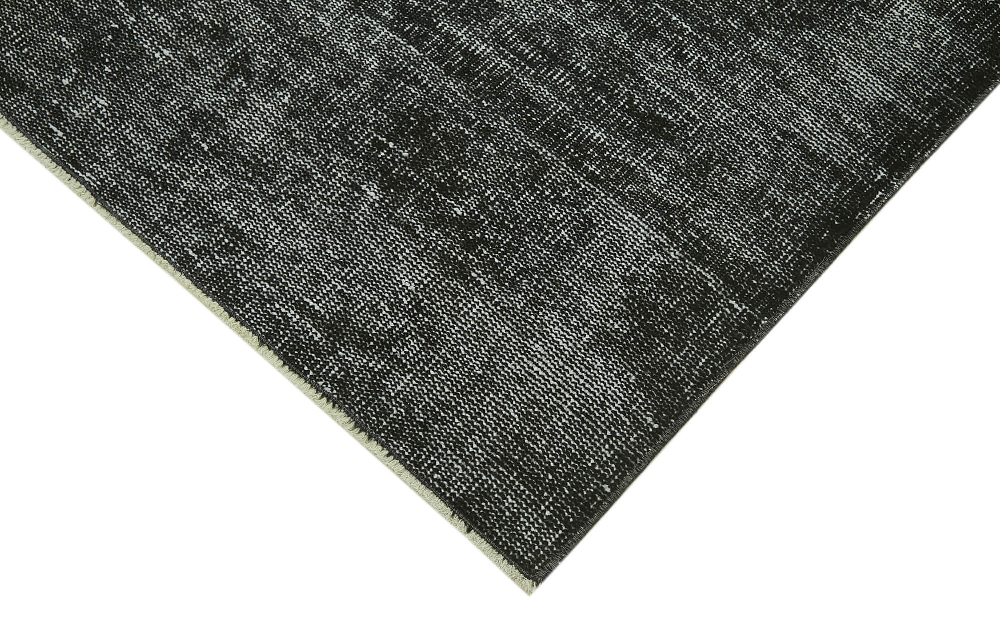 5 x 9 Black Overdyed Rug - 5981