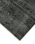 5 x 9 Black Overdyed Rug - 5981