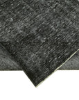 5 x 9 Black Overdyed Rug - 5981