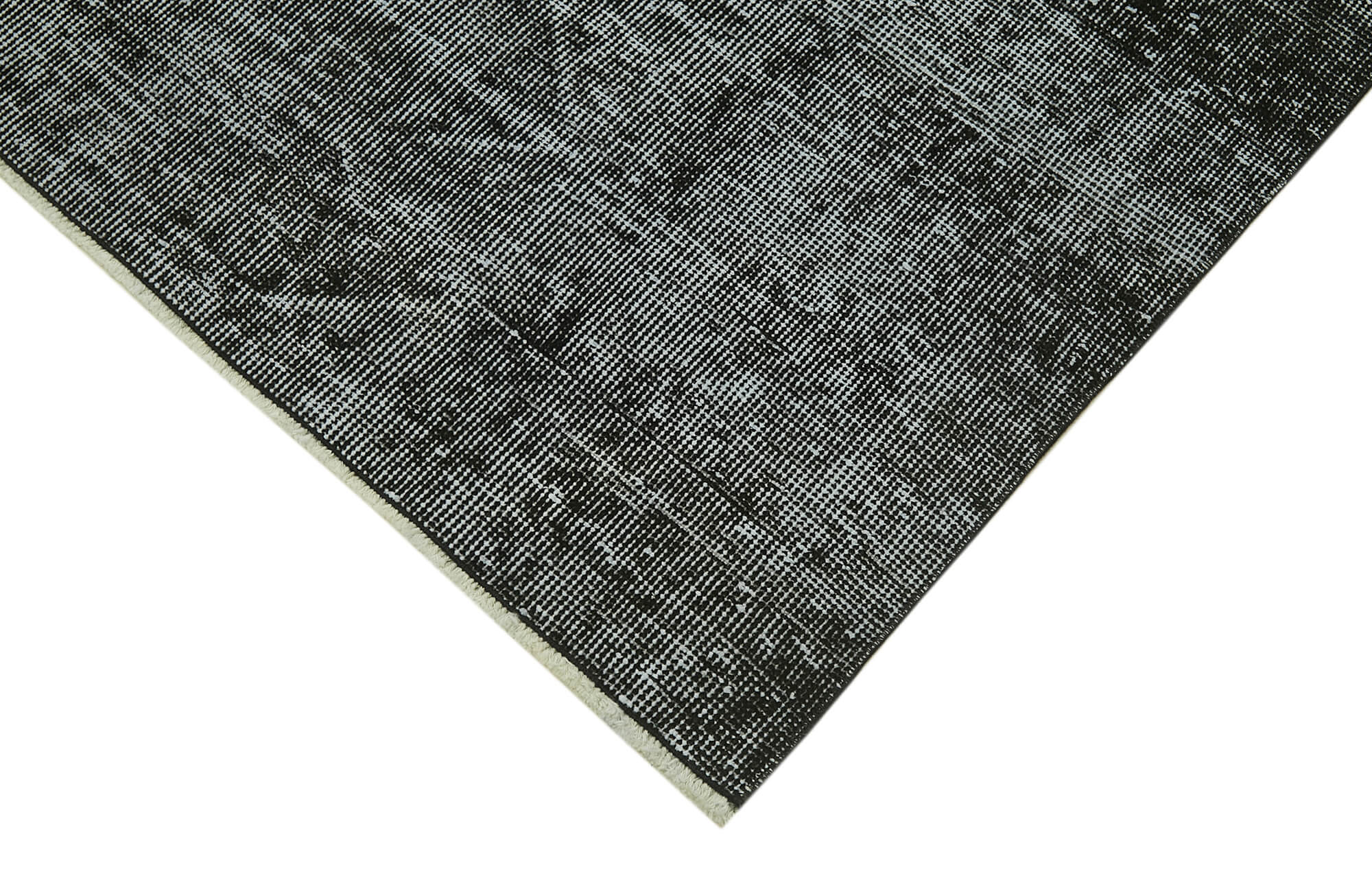 6 x 9 Black Overdyed Rug - 5982