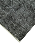 6 x 9 Black Overdyed Rug - 5982