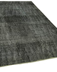 6 x 9 Black Overdyed Rug - 5983