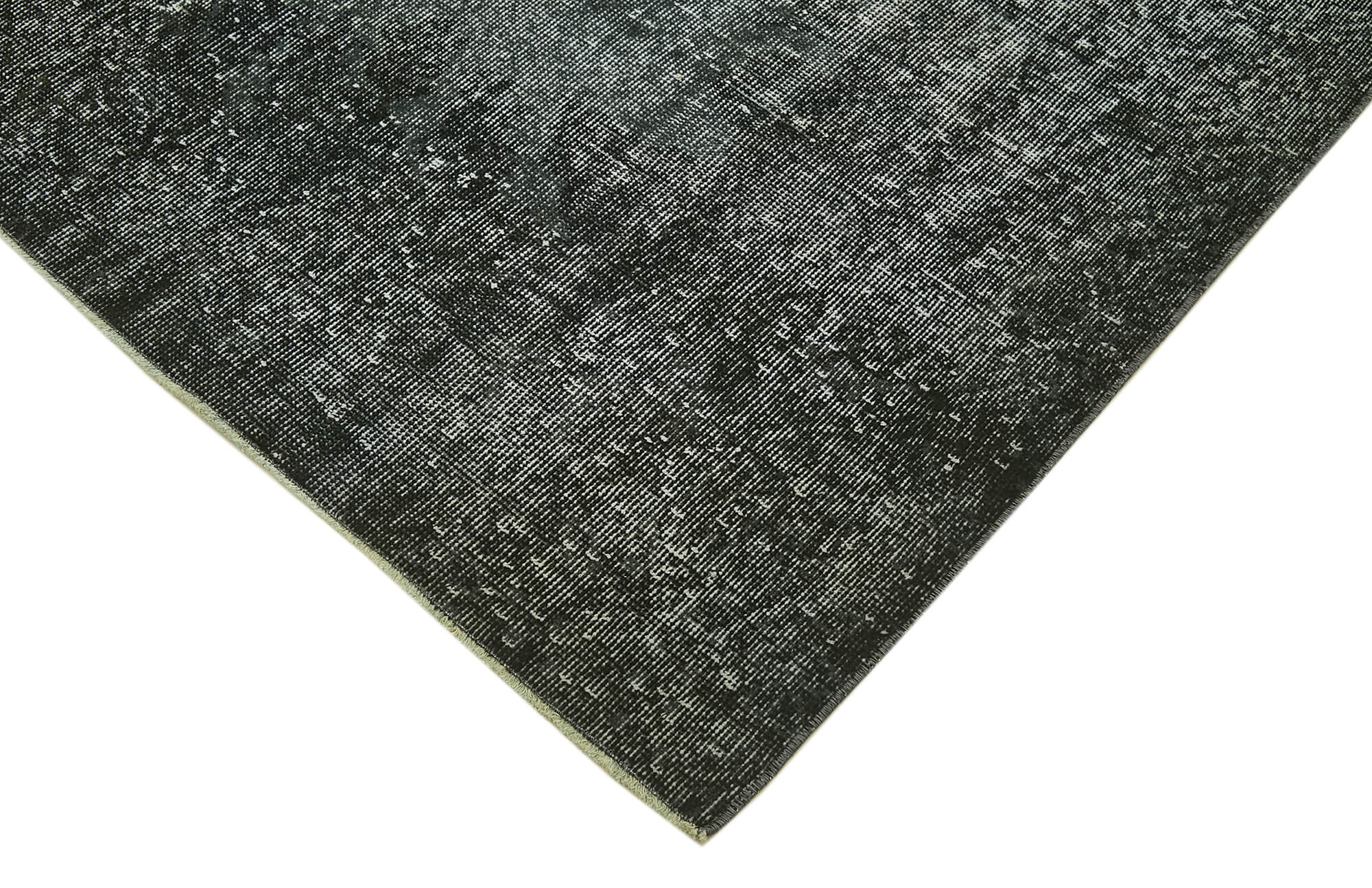 6 x 9 Black Overdyed Rug - 5983