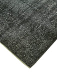 6 x 9 Black Overdyed Rug - 5983