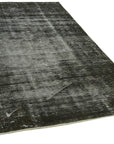 5 x 8 Black Overdyed Rug - 5984