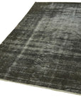 5 x 8 Black Overdyed Rug - 5984