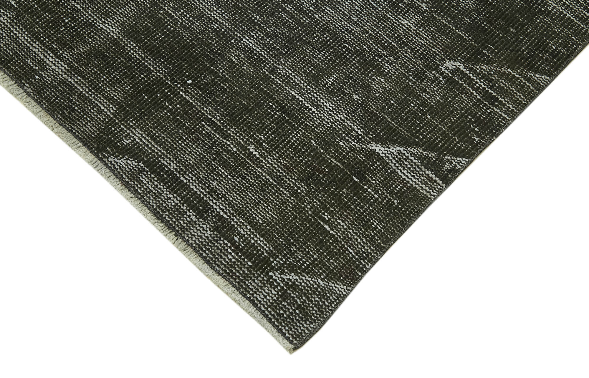 5 x 8 Black Overdyed Rug - 5984