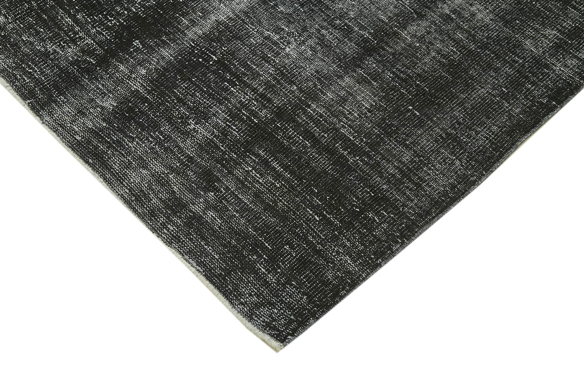 6 x 9 Black Overdyed Rug - 5985