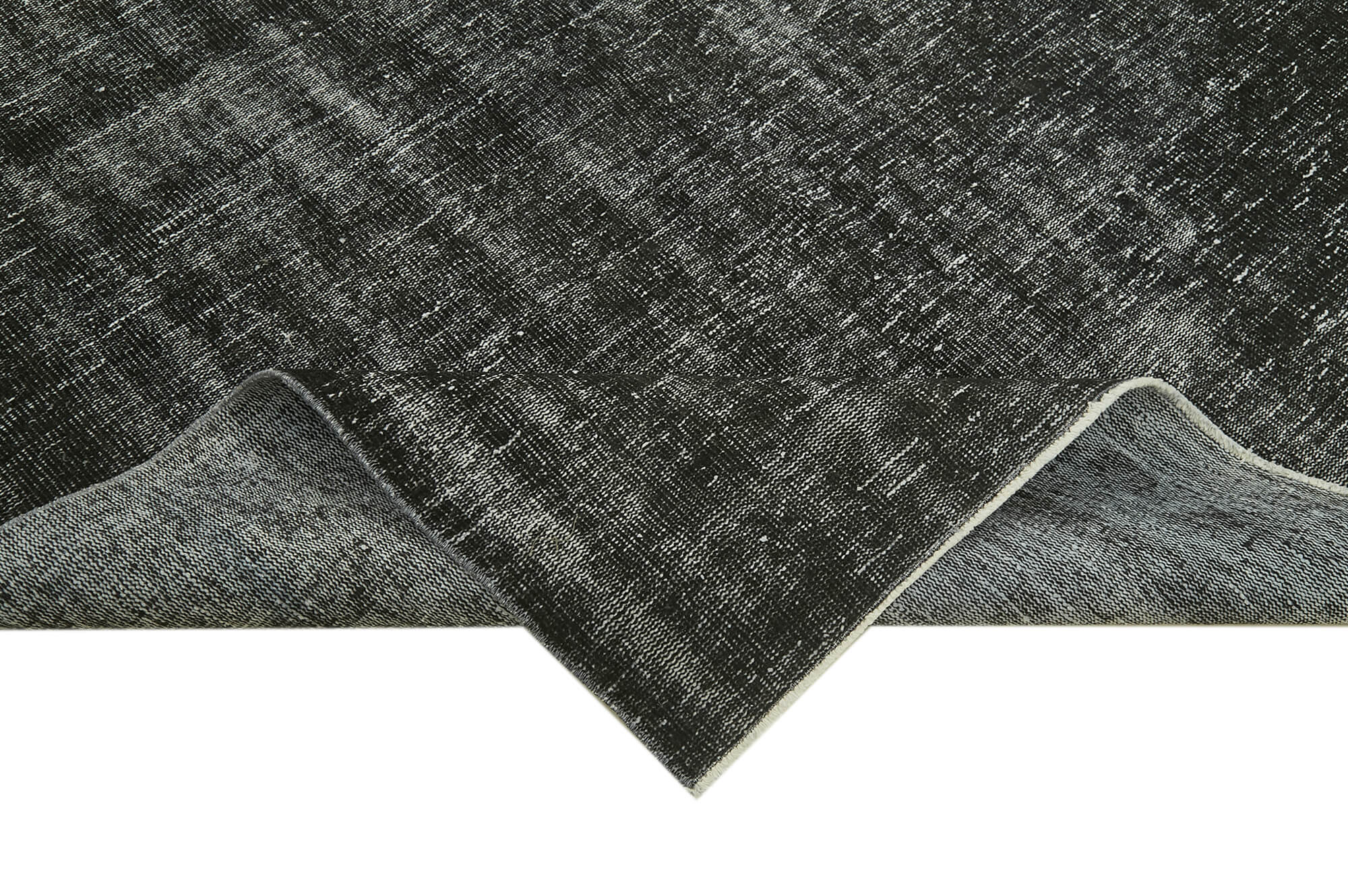 6 x 9 Black Overdyed Rug - 5985