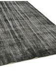 7 x 10 Black Overdyed Rug - 5986