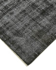 7 x 10 Black Overdyed Rug - 5986