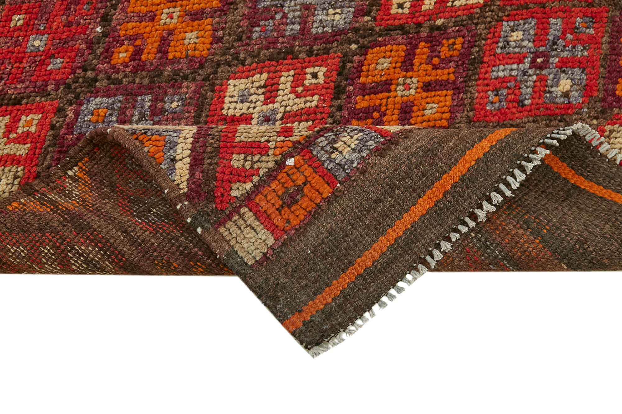 3 x 13 Red Boho Runner Rugs - 5988