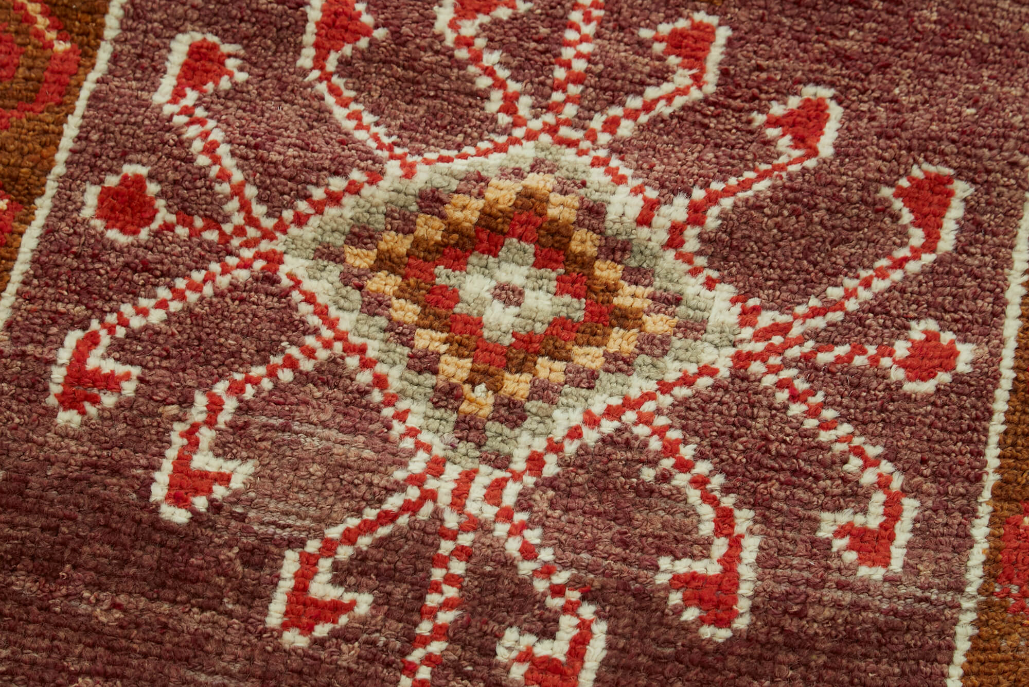 3 x 13 Red Boho Runner Rugs - 6008