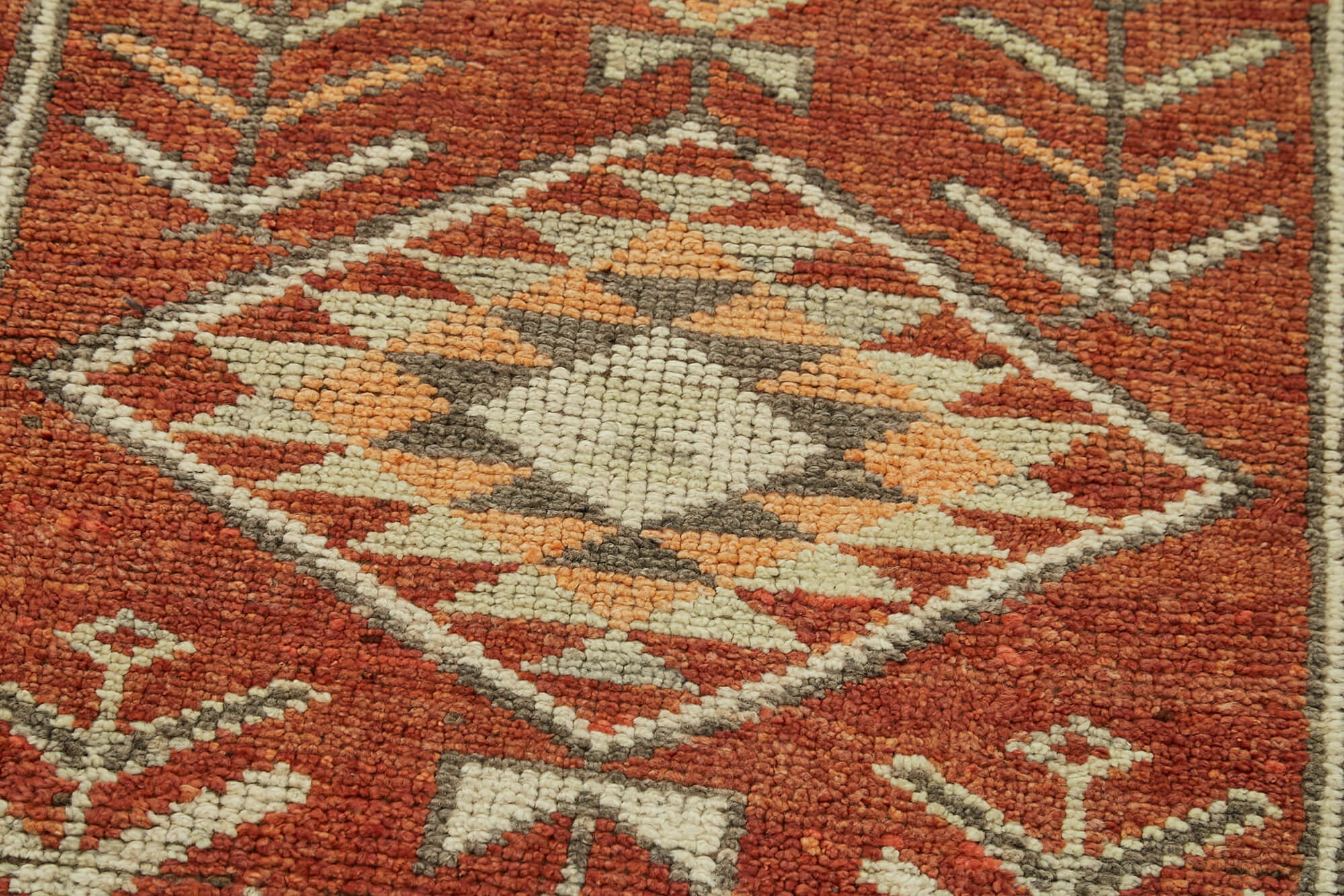 3 x 12 Brown Boho Runner Rugs - 6016