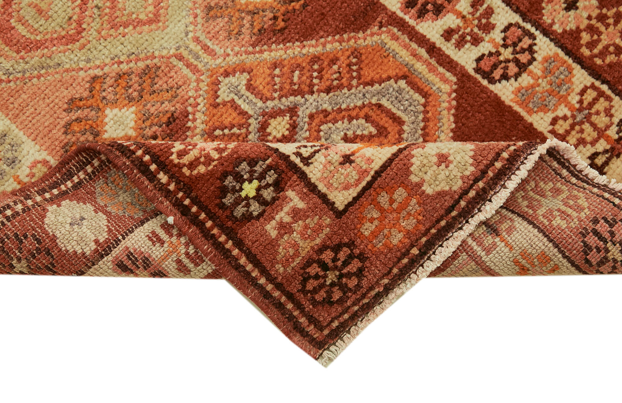 3 x 12 Red Boho Runner Rugs - 6018