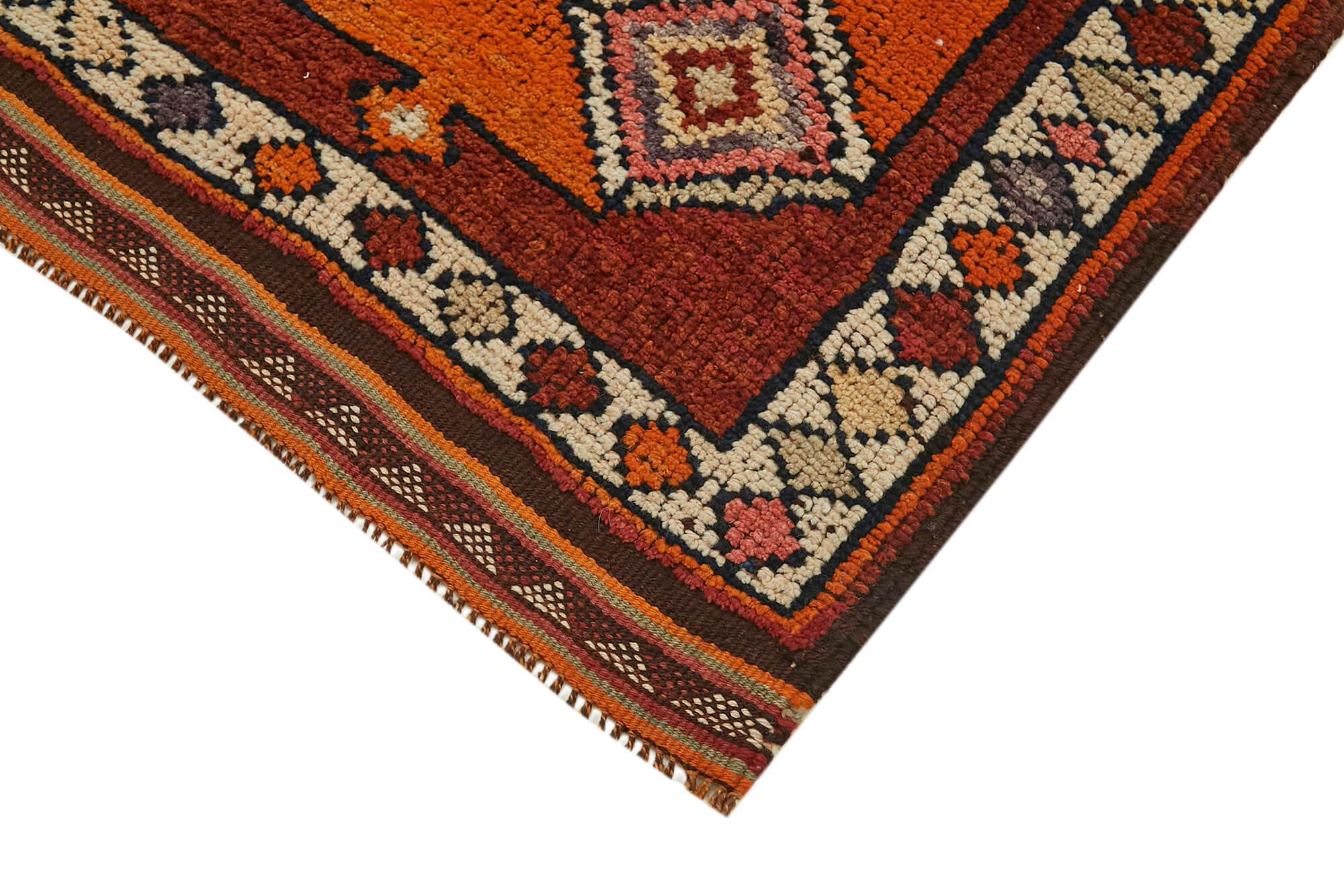 3 x 12 Red Boho Runner Rugs - 6021