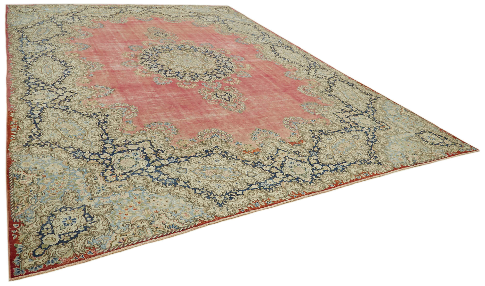 11 x 15 Beige Vintage Large Area Rug - 6301