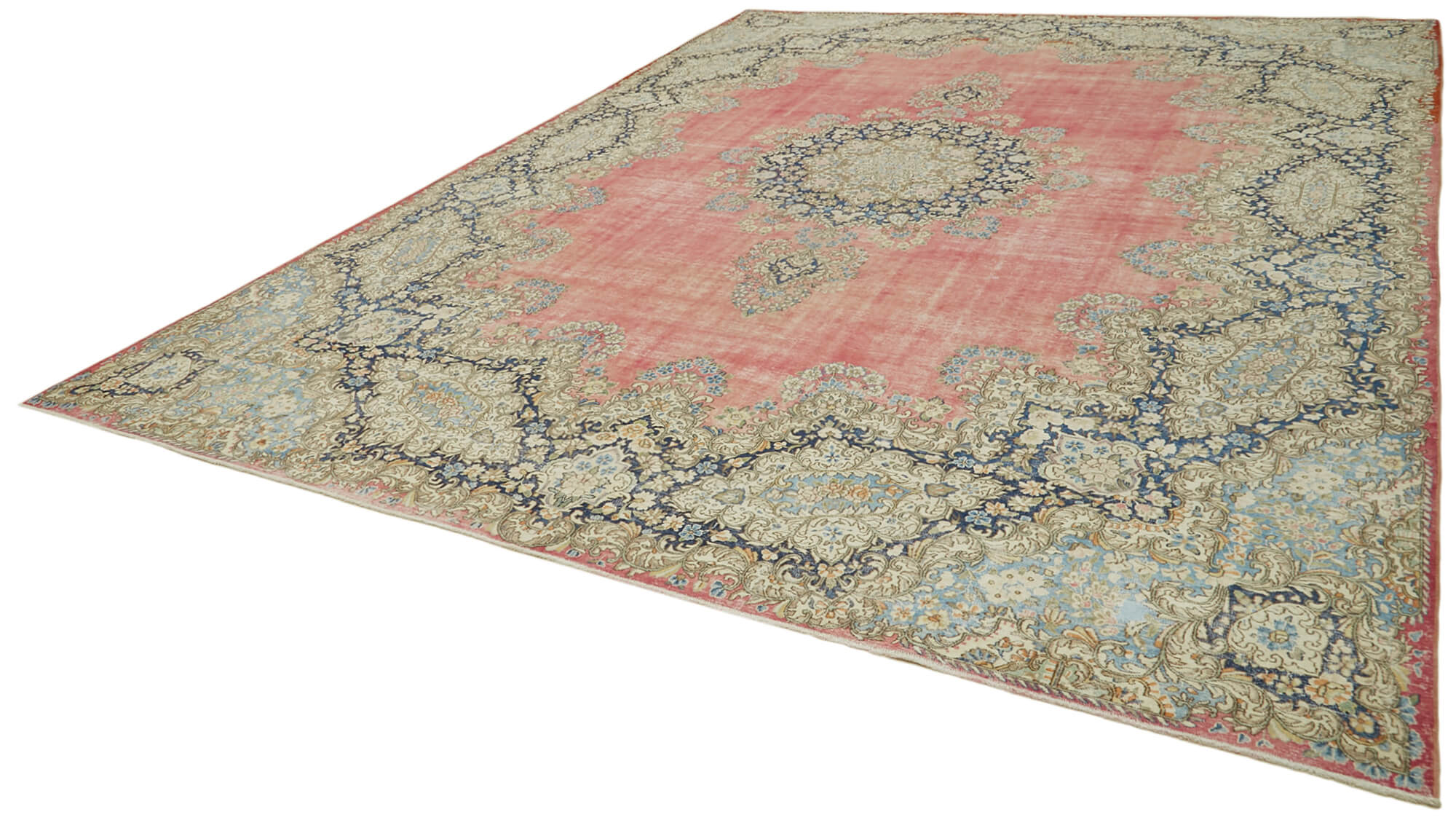 11 x 15 Beige Vintage Large Area Rug - 6301